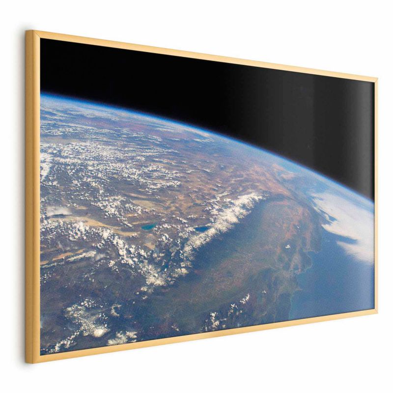 Plakat Artgeist Potęga ziemi 90x60 cm z ramą złotą 1 szt