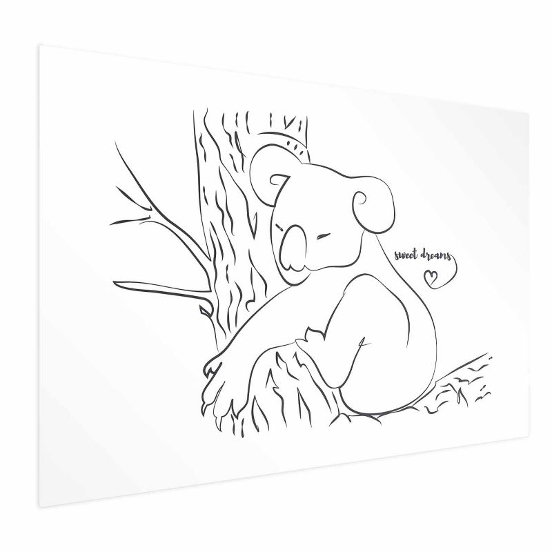Plakat Artgeist Śpiący koala 60x40 cm bez ramy 1 szt