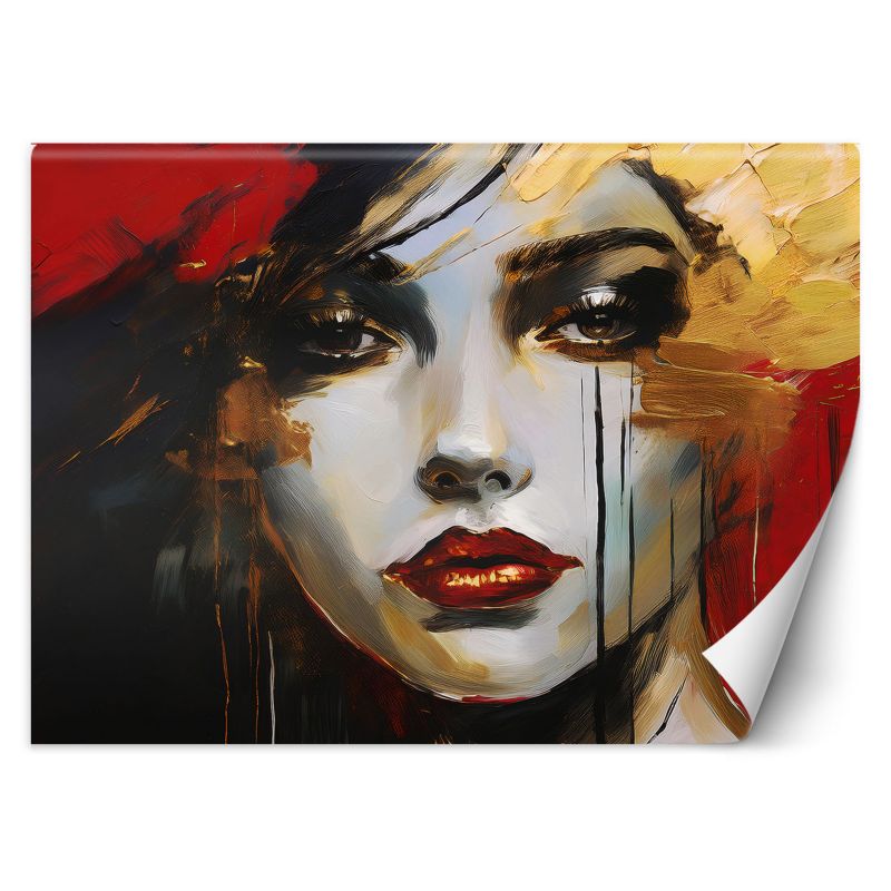 Fototapeta Feeby Kobieta Twarz Abstrakcja 350x245 1 szt