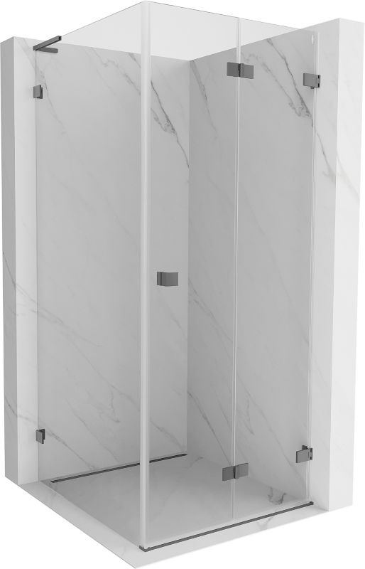Kabina prysznicowa składana Mexen Lunar-F L gun metal 100x100 1 szt.