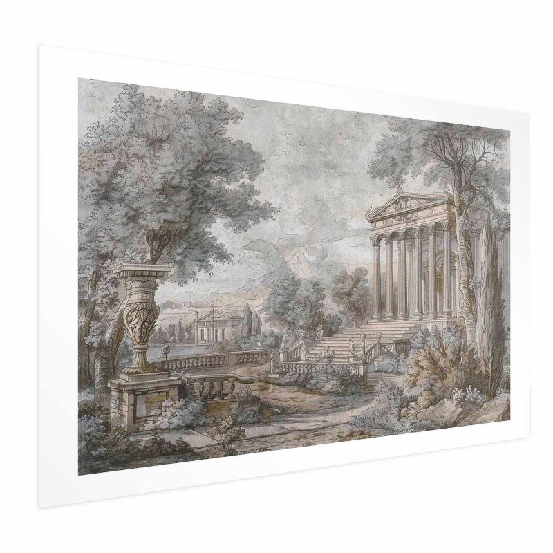 Plakat Artgeist Świątynia na wzgórzu 90x60 cm bez ramy 1 szt