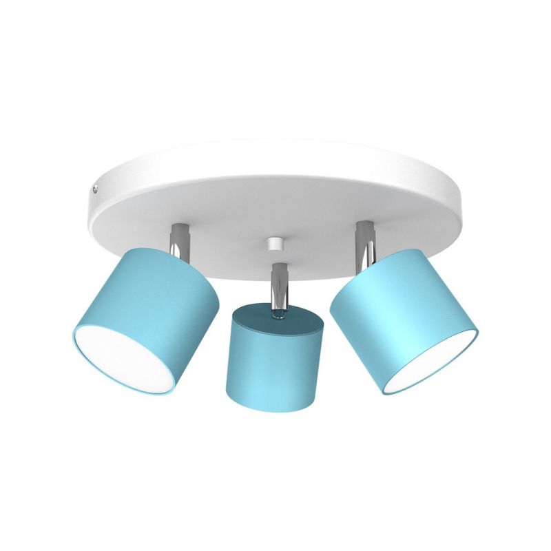 Lampa sufitowa Milagro Dixie LED 15W niebieski 1 szt.