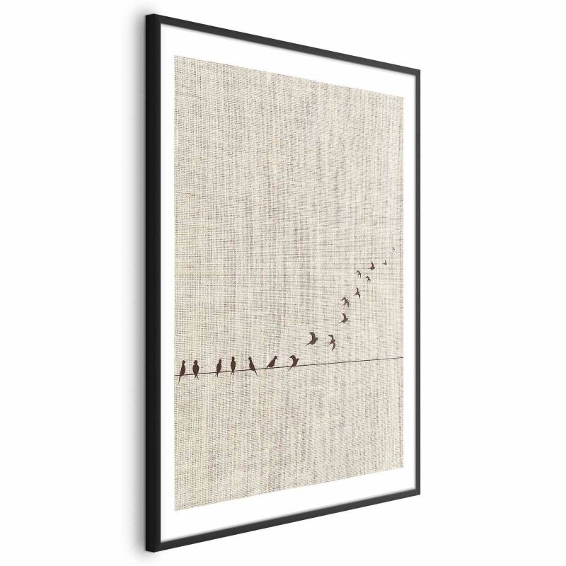 Plakat Artgeist Nauka latania 29,7x42 cm z ramą czarną 1 szt