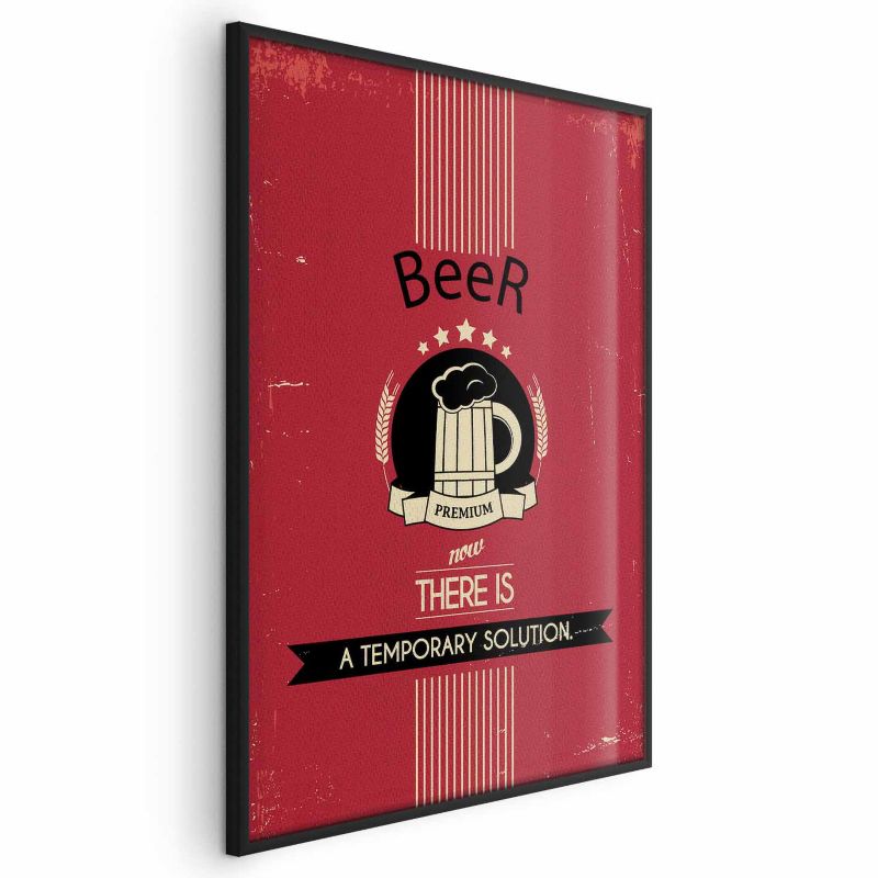 Plakat Artgeist Premium Beer 21x30 cm z ramą czarną 1 szt