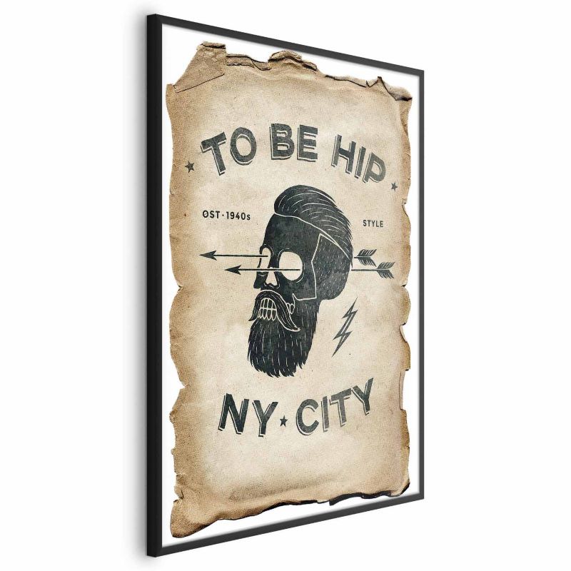 Plakat Artgeist To be hip 60x90 cm z ramą czarną 1 szt