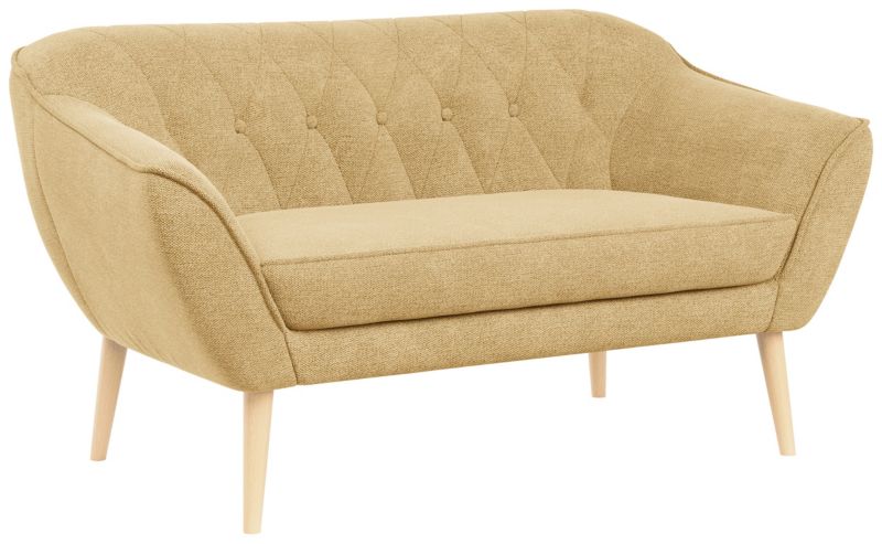 Sofa MKS Meble PIRS 2 musztardowy struktura 1szt.