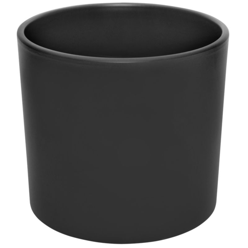 Osłonka Ceramik walec 13 cm czarny mat