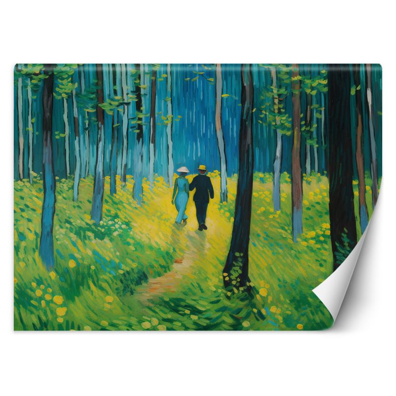 Fototapeta Feeby Para w lesie - V. van Gogh 450x315 1 szt