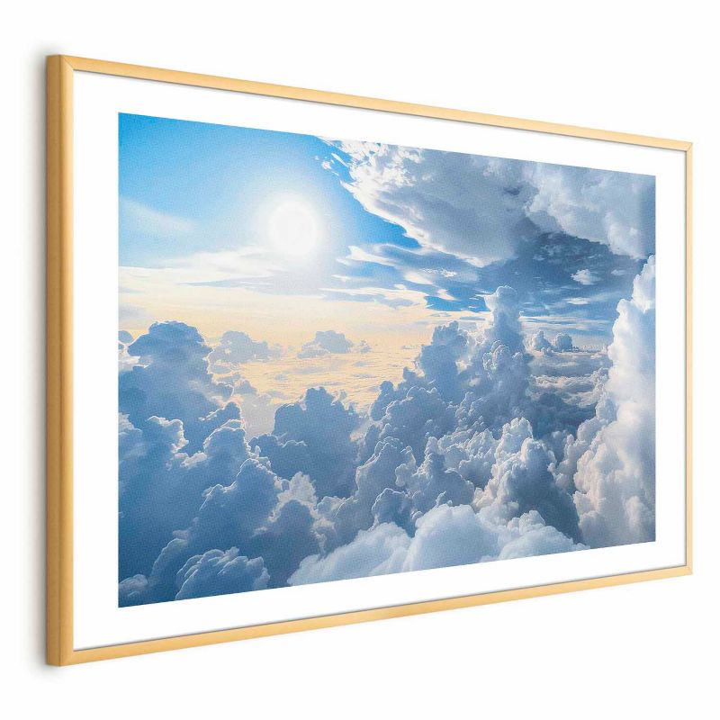 Plakat Artgeist Symfonia Światła 90x60 cm z ramą złotą 1 szt