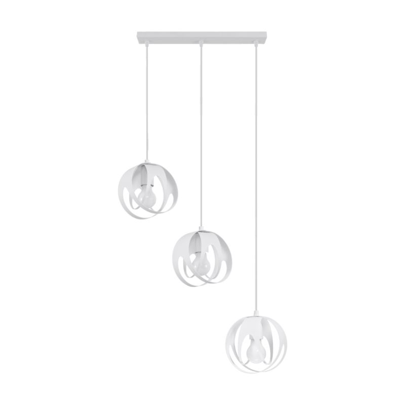 Lampa wisząca Sollux Lighting TULOS 3L biała 1 szt.