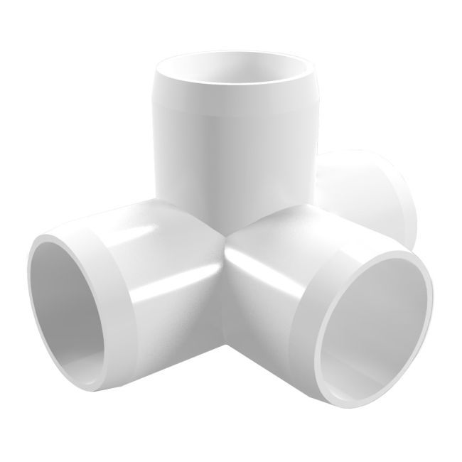 Czwórnik kątowy PVC Idmar Group KW/KW/KW/KW 3/4"