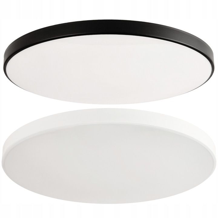 Plafon LED Germina 52W z czarną nakładką wymienną w zestawie 1kpl.