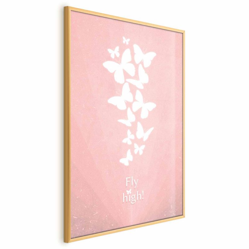 Plakat Artgeist Fly High 29,7x42 cm z ramą złotą 1 szt