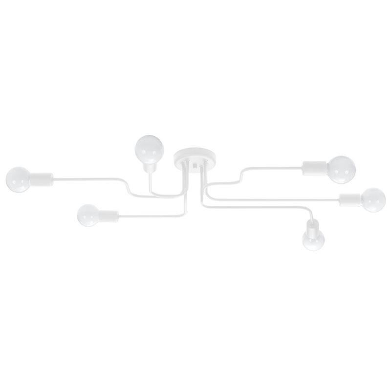 Żyrandol Sollux Lighting VECTOR 6 biały 1 szt.