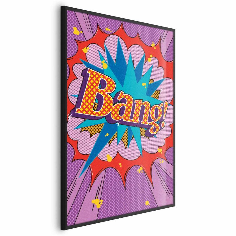 Plakat Artgeist Bang 60x90 cm z ramą czarną 1 szt