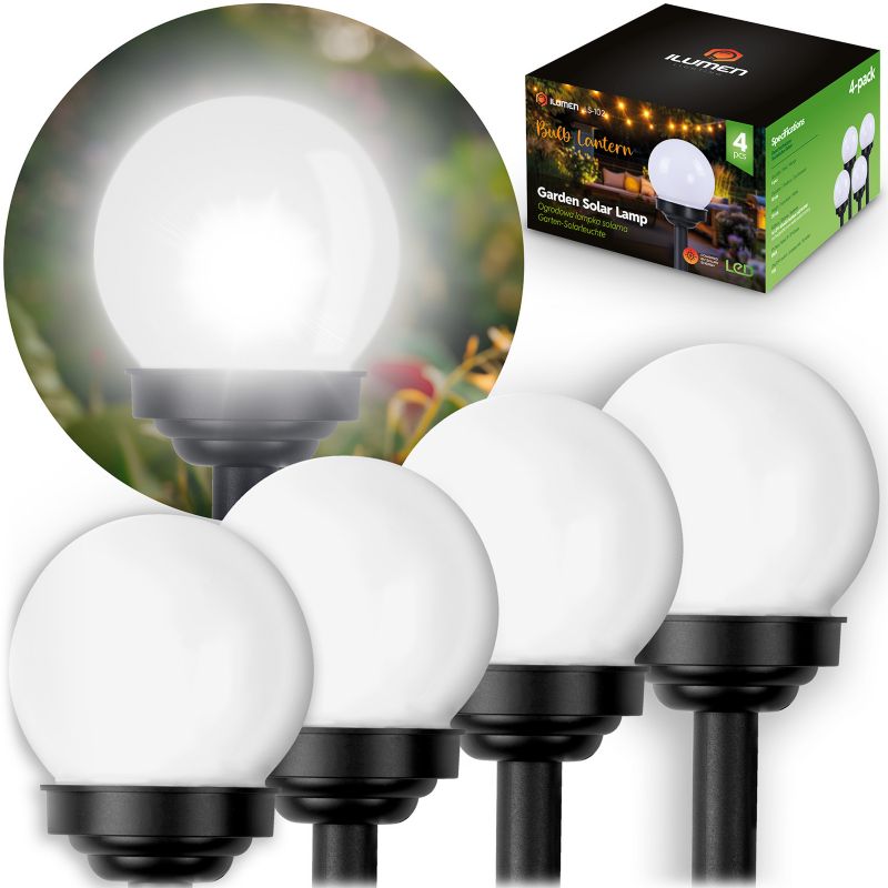Lampka solarna Ilumen naziemna wbijana LS-102 4 szt.