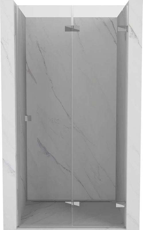 Drzwi prysznicowe składane Mexen Lunar-F transparent chrom 70x200 cm 1 szt.