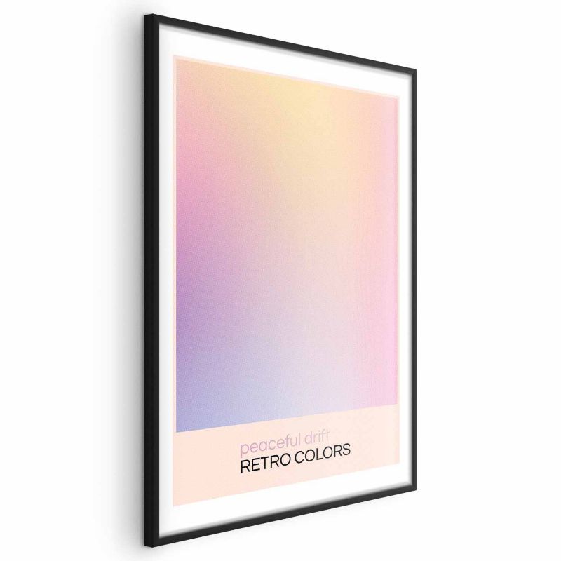 Plakat Artgeist Peaceful Drift 60x90 cm z ramą czarną 1 szt