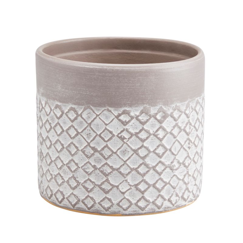Doniczka ceramiczna GoodHome ozdobna 10,5 cm driftwo