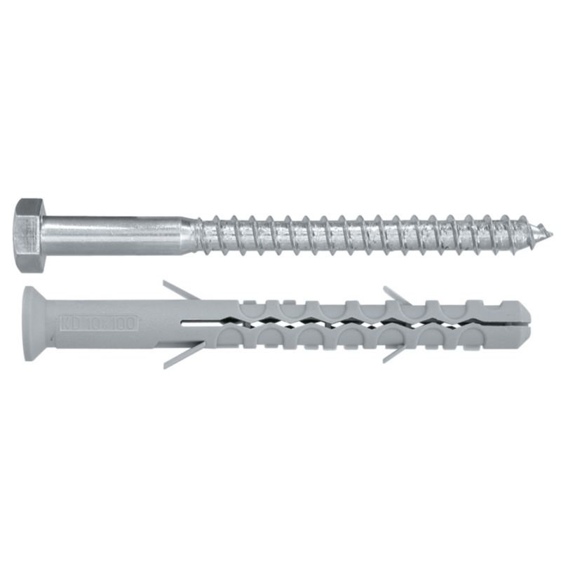 Kołki ramowe Diall z wkrętem kluczowym 10 x 100 mm 6 szt.