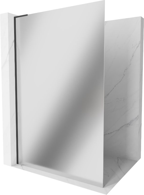 Ścianka prysznicowa Mexen Kioto czarna 120x200 cm 800-120-103-70-50 1 szt.