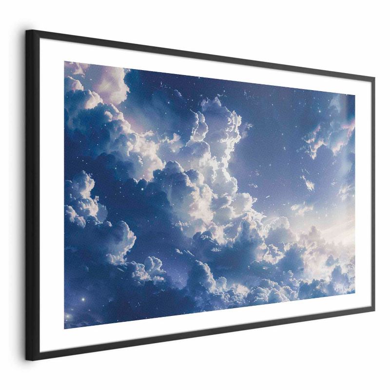 Plakat Artgeist Gwiezdne chmury 42x29,7 cm z ramą czarną 1 szt