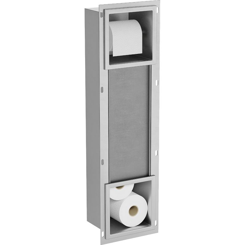 Uchwyt na papier toaletowy Mexen X-Wall-BP inox 19,5x74 cm 1 szt.