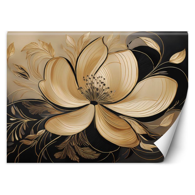 Fototapeta Feeby Kwiaty Liście Glamour 350x245 1 szt
