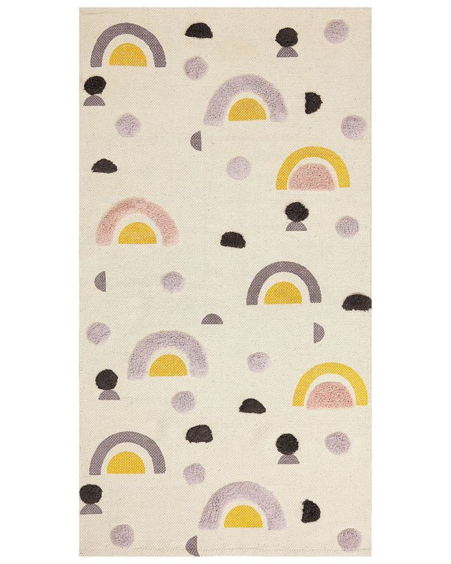 Dywan dziecięcy bawełniany 80 x 150 cm wielokolorowy Curup 1 szt.