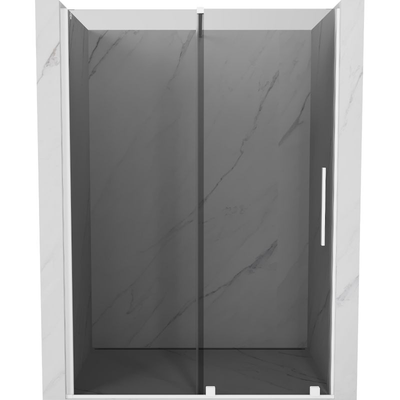 Drzwi prysznicowe Mexen Velar grafit białe 150x200 cm 1 szt.