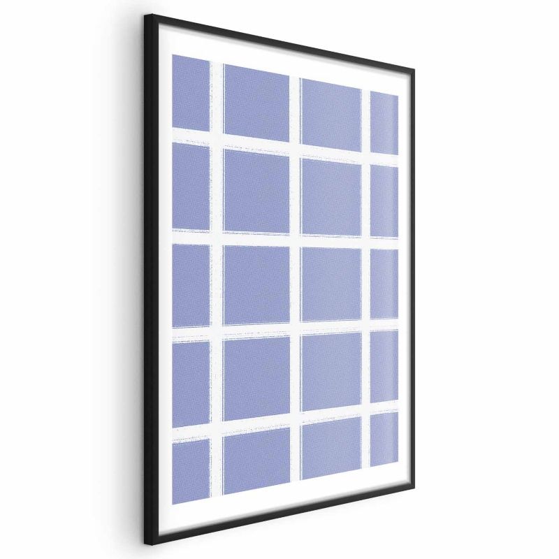 Plakat Artgeist Białe linie 60x90 cm z ramą czarną 1 szt