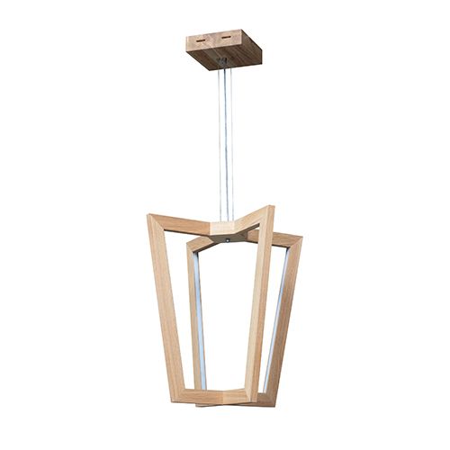 Drewniana Lampa Wisząca SPOT Light 4xLED 27W Dąb Olejowany FSC, Polski Producent, 1 szt.