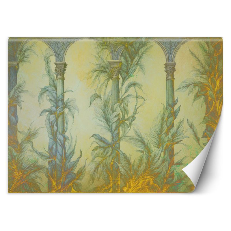 Fototapeta Feeby Kolumny i liście boho 200x140 1 szt