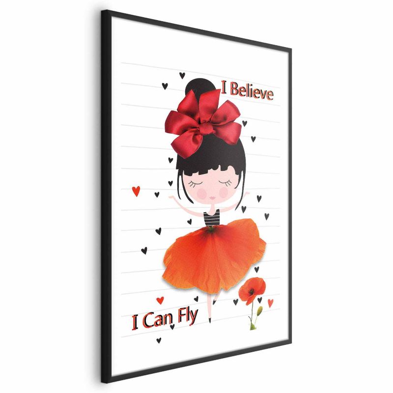 Plakat Artgeist Fly 29,7x42 cm z ramą czarną 1 szt