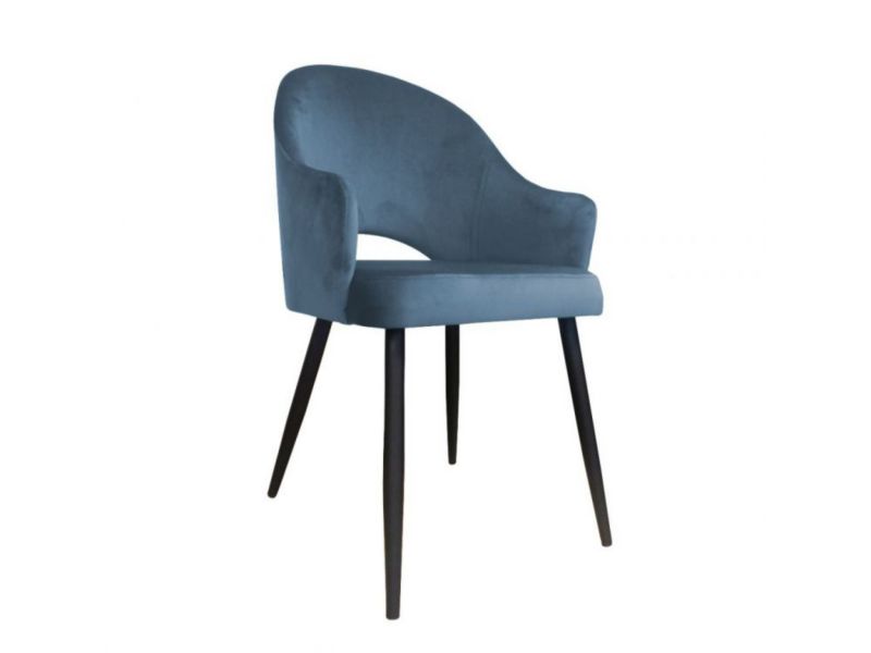 Krzesło Atos JENISEJ BL VELVET szare 1 szt