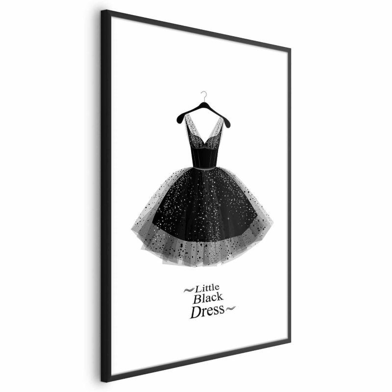 Plakat Artgeist Mała sukienka 60x90 cm z ramą czarną 1 szt