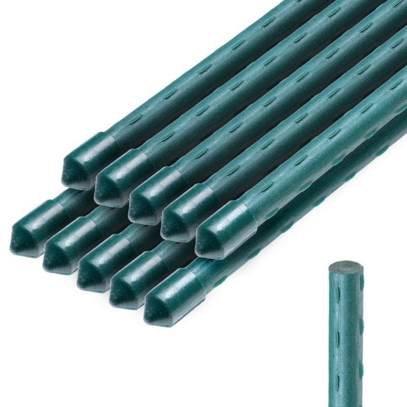 Tyczka Do Roślin KADAX Podpora 90cm Tyczki Palik Pomidorów Powlekana Stal 10szt