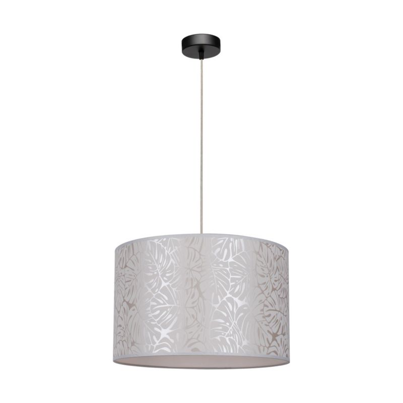 Lampa Wisząca SPOT Light 1xE27 Max.60W Elegancka Czerń w Połączeniu z Beżowym Abażurem, Polski Producent, 1 szt.