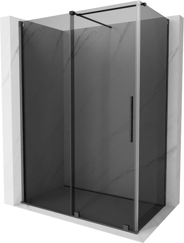 Kabina prysznicowa Mexen Velar rozsuwana 160 x 85 cm grafit gun gray szczotkowany 1 szt.
