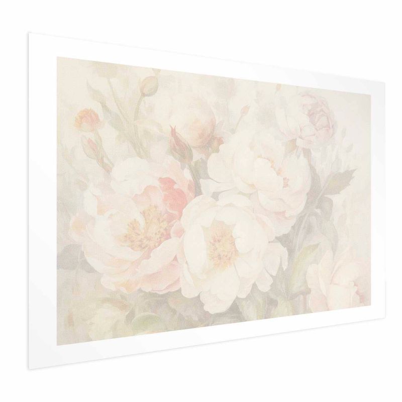 Plakat Artgeist Piwonie we mgle 60x40 cm bez ramy 1 szt