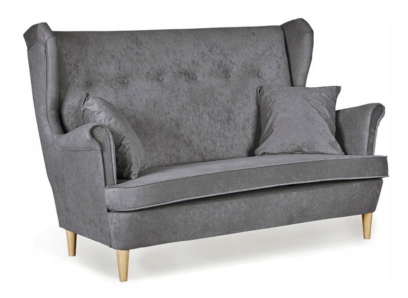 Sofa kanapa uszak do salonu nierozkładana Family Meble ARI szara 1szt