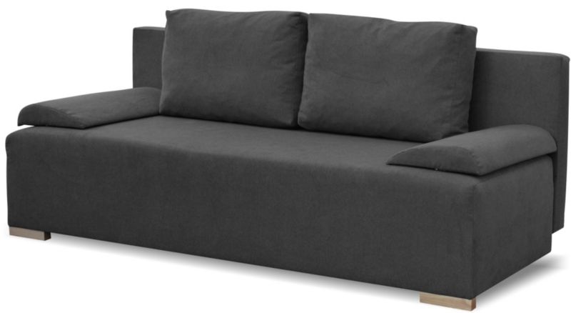 Sofa rozkładana z funkcja spania Bonni Ecco Plus Grafitowa 1 szt.