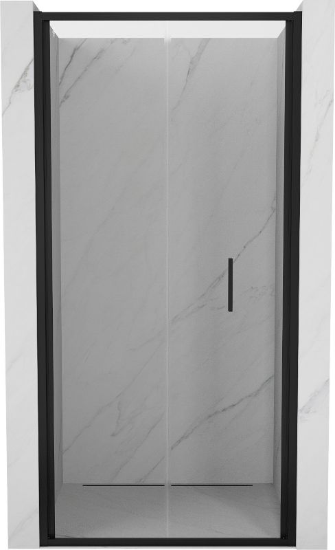 Drzwi prysznicowe składane Mexen Exo czarne 80x200 cm 1 szt.