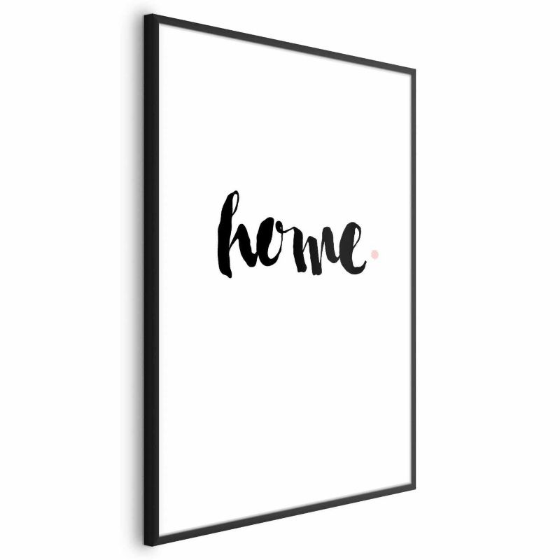 Plakat Artgeist Dom i kropka 40x60 cm z ramą czarną 1 szt