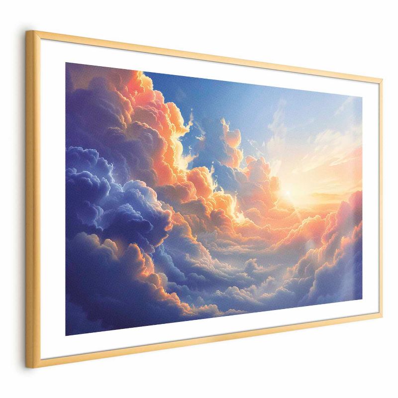 Plakat Artgeist Symfonia barw 42x29,7 cm z ramą złotą 1 szt