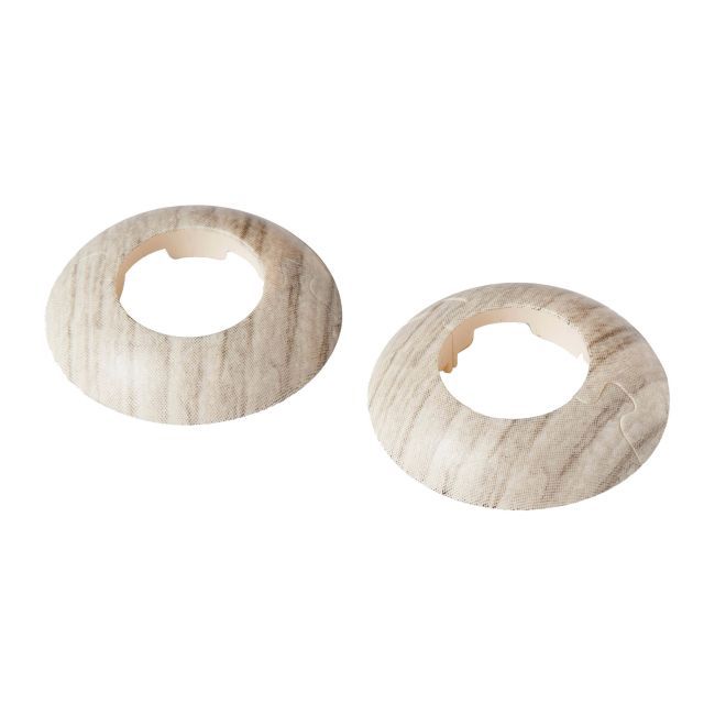 Rozeta maskująca PCV GoodHome śr. 18 mm sosna palona 2 szt.