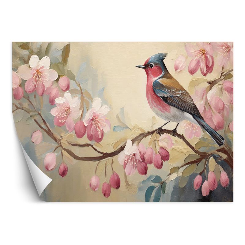 Fototapeta Feeby Ptaki Zwierzęta Shabby Chic 150x105 1 szt