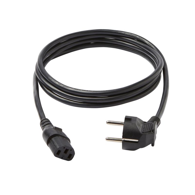 Przewód zasilający Diall 3 x 1 mm2 2 m czarny