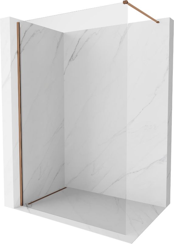 Ścianka prysznicowa Mexen Kioto-X różowe złoto 50x200 cm 800-050-101-60-00-X1 szt.