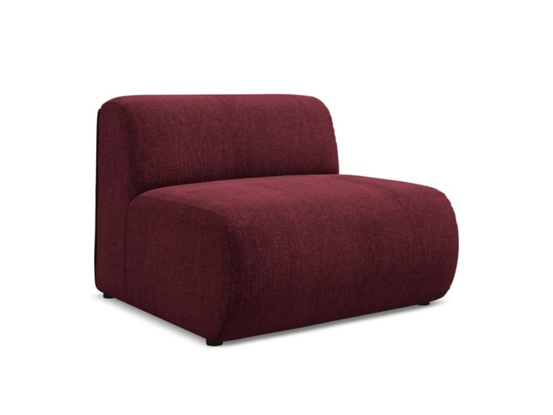 Moduł Makamii Ekahi z tkaniny szenilowej 90x89 cm bordo 1 szt.